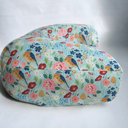 Milkiiway Nursing Pillow | Bluebird (Flannel)