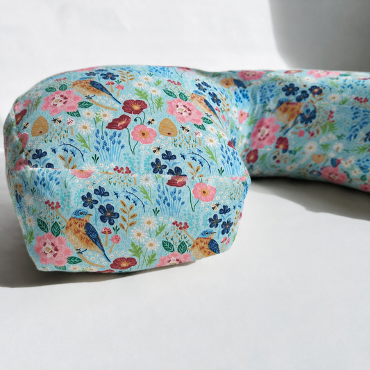 Milkiiway Nursing Pillow | Bluebird (Flannel)